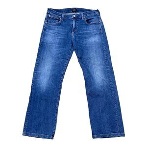 Citizens Of Humanity Jeans Mens 34 Blue Dark Wash Perfect WHISKERED Made in USA